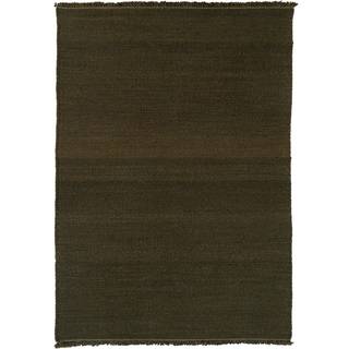 Louise Roe Found 02 Tæppe 140x200 Cm Moss Green - Uldtæpper Uld Mosgrøn - 10210-2-13