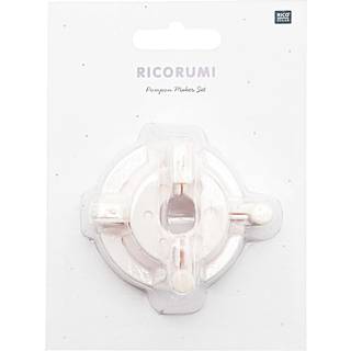 Pompon Maker Set Ricorumi - Weiß