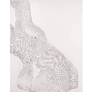 Håndmalet lærredsmaleri White Sculpture 1