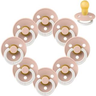 BIBS Rund Colour Sut - Sampak - 8 stk. - Str. 3 - GLOW - Blush