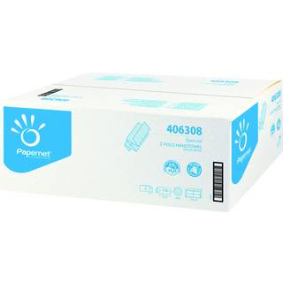 Bulky Soft Comfort håndklæderark Z-fold 2-lags hvid, 2400 stk