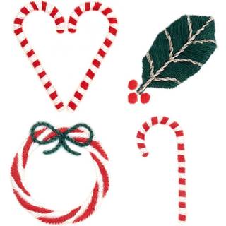 Stick and Stitch Stickpackung Zuckerstange vorgezeichnet