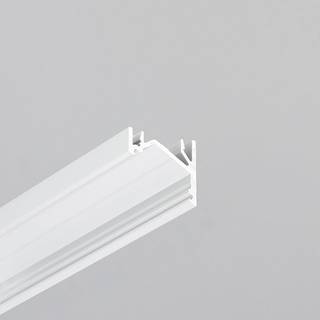 1m aluprofil CORNER12.V2 EF/U - Hvid lakeret, hjørne, LED skinne