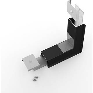 Profilsamler VARIO30-07 270DEG - op / ned, sort anodiseret