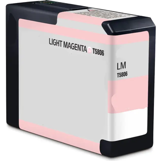 Epson T580 LM - Lys Magenta 80 ml - Kompatibel blækpatron C13T580600