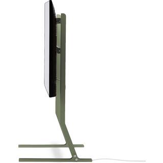 Pedestal Bendy Tall TV Stander Mossy Green