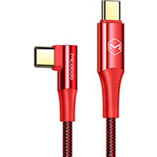 Mcdodo - Cable USB C to USB C CA 8321 100W 90 Degree 1 2m red