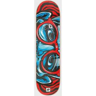 Hydroponic Glasses Skateboard Deck (Round Red)