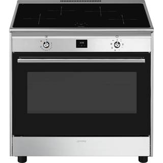 SMEG CG90CIXT Induktionskomfur Rustfrit stål