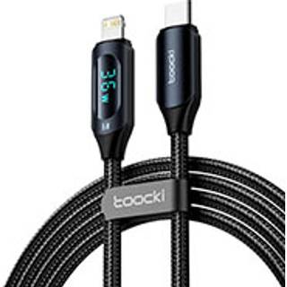 Toocki - Charging Cable USB C L 1m 36W Black