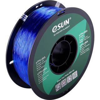 eSUN eTPU 1.75 mm 1 kg - Gennemsigtig blå