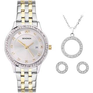 Sekonda Giftset 49024.76 - Dame - 27 mm - Analog - Quartz - Mineralglas
