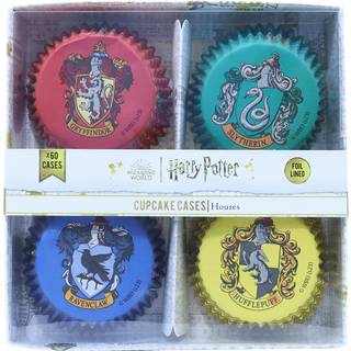 Hogwartshuse Muffinsforme, Metalfolie - 60 stk, PME