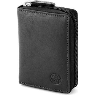 Sort California Læderkortholder