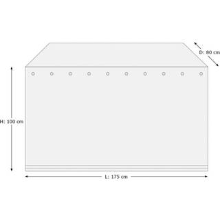 Overtræk (175x80) til hyndebox