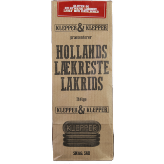 KLEPPER & KLEPPER SØD LAKRIDS - HOLLANDS BEDSTE, VEGANSK & GLUTENFRI - lakrids - KLEPPER & KLEPPER - StudioBuus
