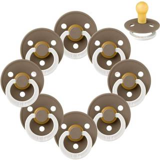 BIBS Rund Colour Sut - Sampak - 8 stk. - Str. 1 - GLOW - Dark Oak