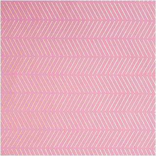 Druckstoff Streifen rosa 140cm - Rosa