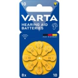 VARTA høreapparatbatterier 10 stk., 8 stk