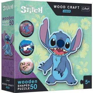 Trefl Wood Craft Junior Disney Stitch Puslespil 50 Dele