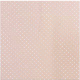 Stoff Punkte klein apricot-weiß 140cm - Apricot, Weiß