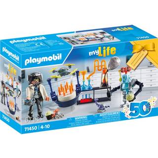 Playmobil 71450 My Life Byggesæt Forsker med Robotter