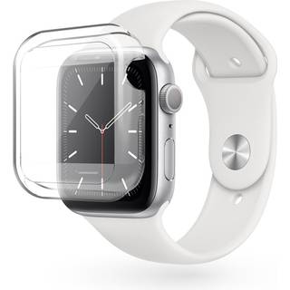 Apple Watch 4/5/6/SE (44mm) Epico Hero Case Fleksibelt Plastik Cover - Gennemsigtig