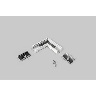 Vinkel til LED Profil UNI12 - 90° - Hvid