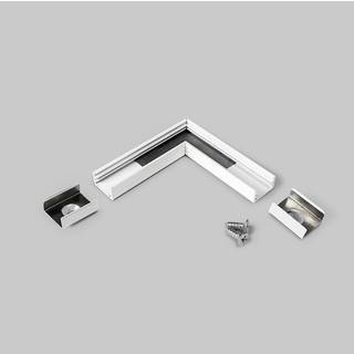 Vinkel til LED Profil SLIM8 - 90° - Hvid