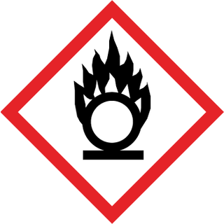 GHS Brandnærende - Selvklæbende vinyl - 297 x 210 mm