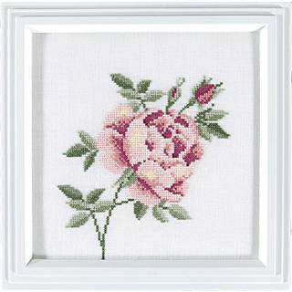 Stickpackung Rose 21x21cm