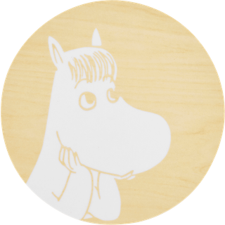 Muurla Moomin glasbrikker Ø10 cm Snorkmaiden