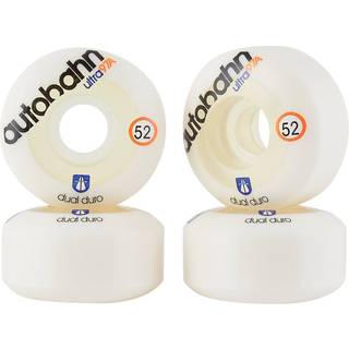 Autobahn Dual Duro Ultra Classic 97A Skateboard Hjul 4-Pak (52mm - Hvid)