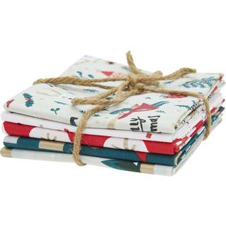 Stoffpaket mit 5 Stoffen Jolly Christmas Elfen 50x70cm