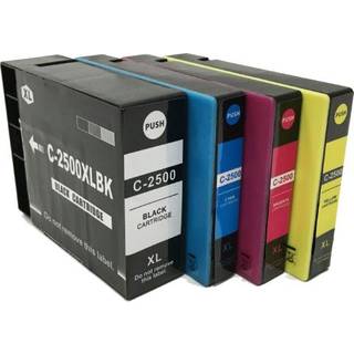 Pakke sæt Canon PGI-2500 4 farver BK-C-M-Y alternativ 130ml