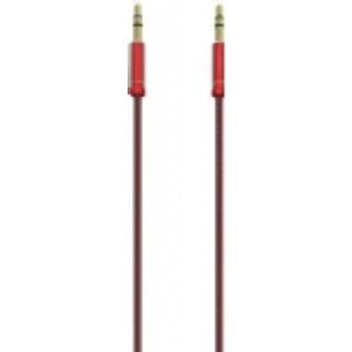LDNIO 3,5mm Jack Kabel - Rød, 1m