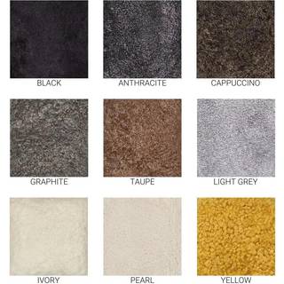 Gulvtæppe | River | Lammeskind | Korthåret Short Wool Curly Sheepskin River Design Rug