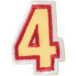 Patch Zahl zum Aufbügeln