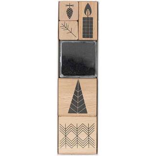 Paper Poetry Stempelset Christmas is in the air grafisch