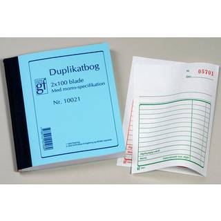 Duplikatbog 10021 108x150mm 2x100ark
