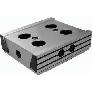 Fast dobbel bakke med 2 kæber 125 mm