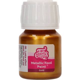 Guld Metallic Food Paint, FunCakes
