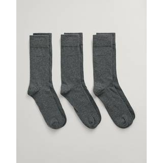 GANT Herre 3-Pack bløde bomuldssokker (43-45)