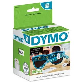 DYMO LabeWriter prismærkater | 10mm x 19mm | 1 rulle x 1500 stk