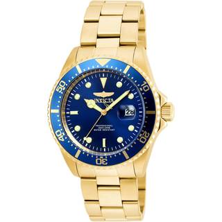 Invicta 22063 Pro Diver Blå/Gul guldtonet stål Ø43 mm