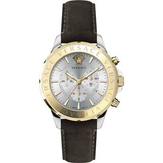 Versace VEV601323 Signature Chronograph Herrenuhr 44mm 5ATM