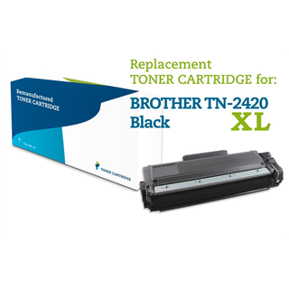 Sort lasertoner - Brother TN-2420 XXL - 6.000 sider