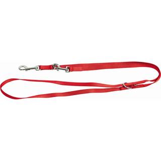 Dressur line nylon rød 15 mm x 200 cm