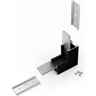 Profilsamler LINEA20 90DEG - op / ned, anodiseret