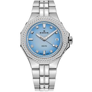 Edox 53020-3D120M-BUCND Delfin Diamant Diver Damenuhr 38mm 20ATM